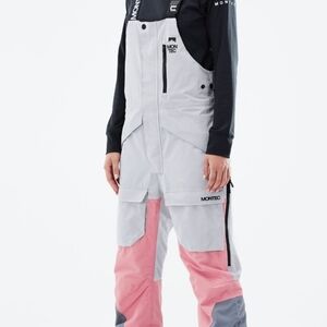 Montec bibs x small pink greay